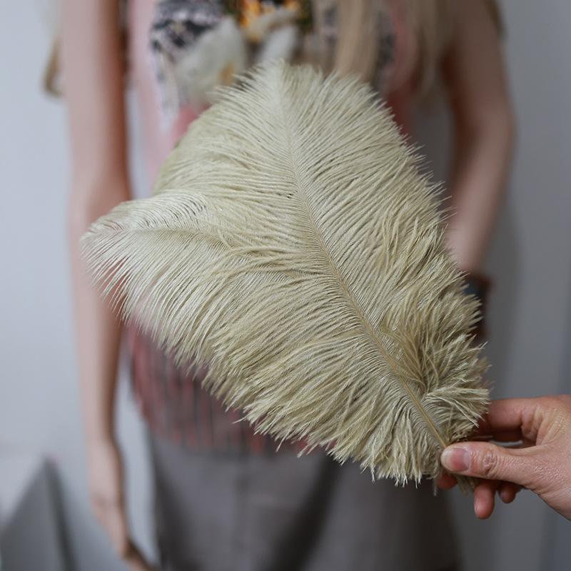 Ostrich Feathers 30-35Cm Wedding Road Guide Table Flower Ornament Ostrich Hair Decorative Clothing Accessories Diy