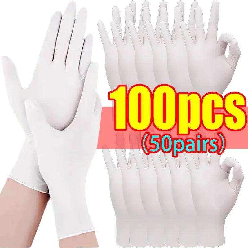 Disposable Black Nitrile PVC Gloves Strong Gloves For Housework Dish Washing Car Industry Gardening Pet Care Baking Cooking Tool