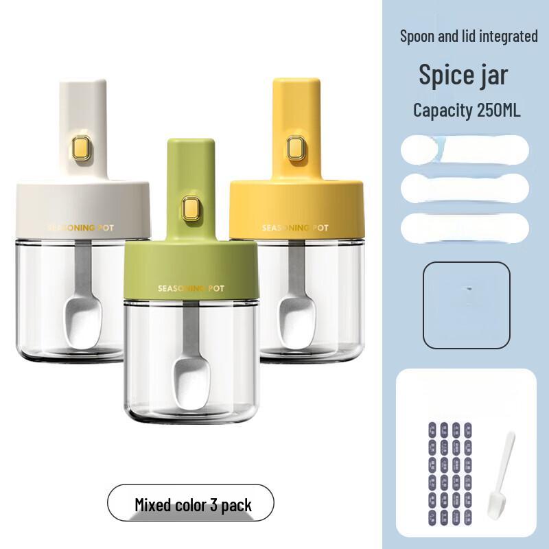Zhi Shi Telescopic Spice Jar Set with Spoons