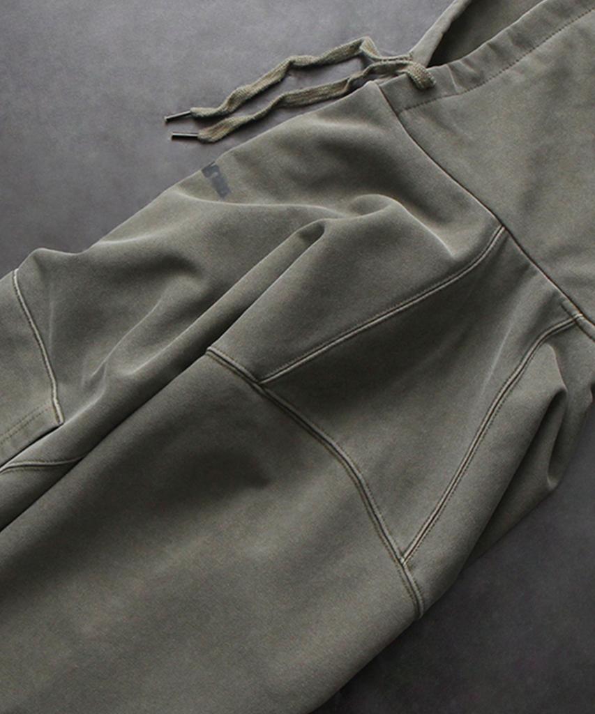 PIGMENT Small Logo Hoodie Khaki