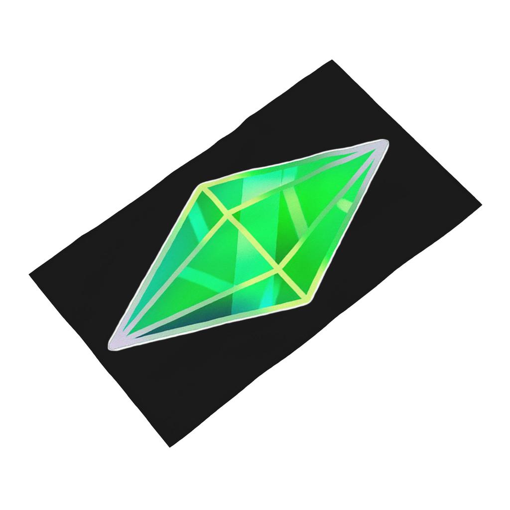 Green plumbob sims 4 Soft Face Towel Quick Dry Pool Bath Cotton Towels Absorbent