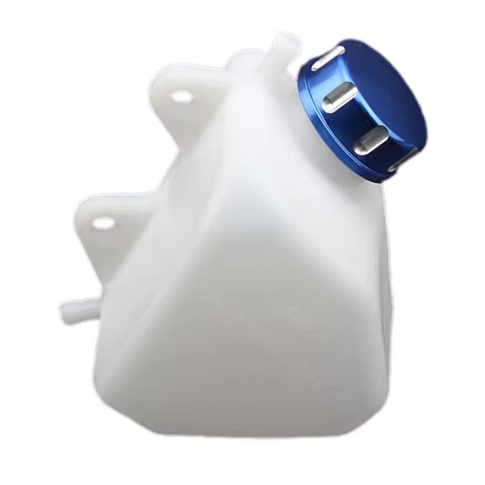 ATV UTV Motorcycle Accessory Coolant Reservoir Tank with Lid For Kawasaki KLX250 1994-2007 Radiator Water Bottle Motocross Parts