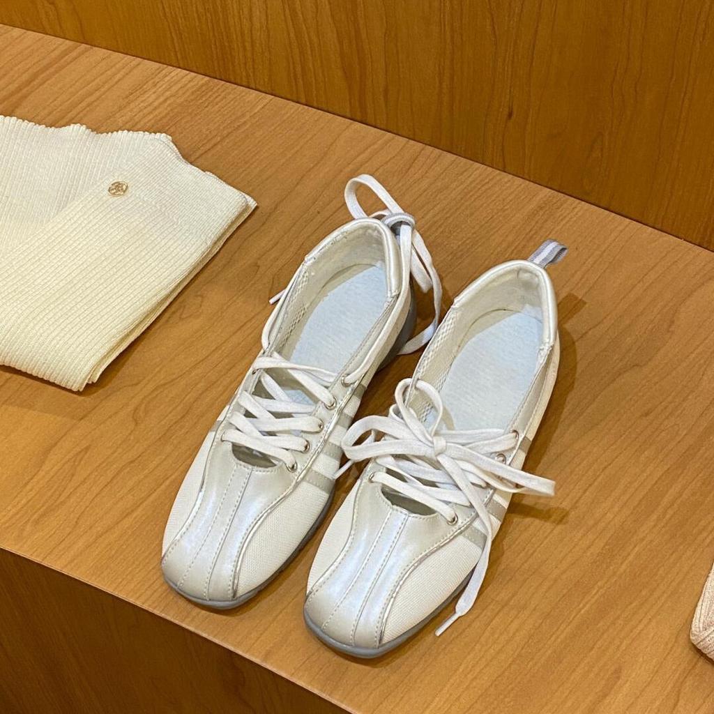 Leather version~ British style loafers platform strap leather shoes women's thick heel Mary Jane single shoes ballet shoes