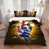 Set Copripiumino Stampato 3 Pezzi Lightning Power Rangers - Include 1 Copripiumino e 2 Federe, Lavabile in Lavatrice - Adatto a Tutte le Stagioni.F035