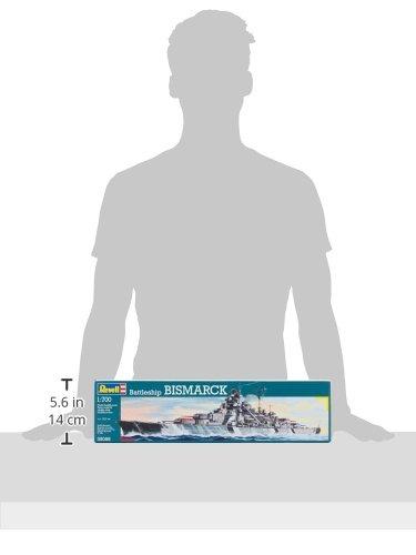 German Revell Battleship Bismarck 1/700 R05098 Plastic Model