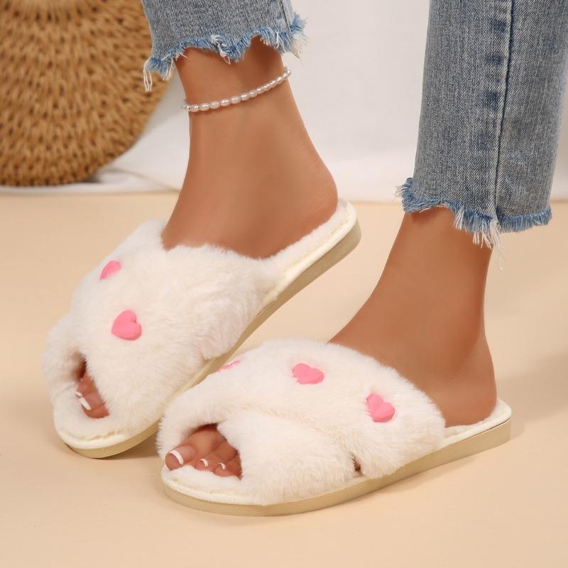 

Модные милые хлопковые мопсы Зимние новые с круглым носком, перекрестным ремешком, плюшевой мягкой подошвой, противоскользящие, износостойкие балетки 43