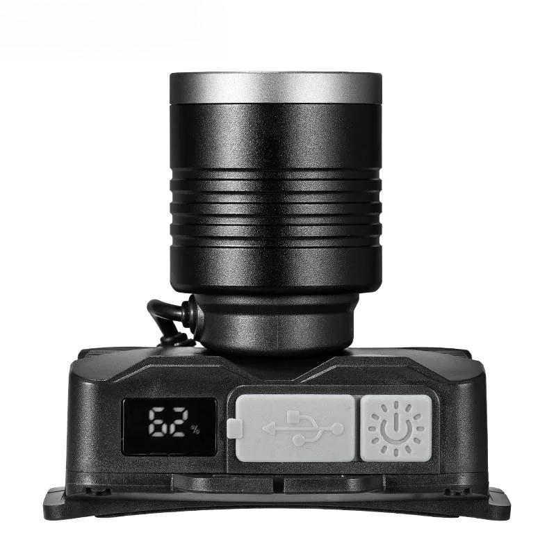 Rechargeable Portable Headlamp Super Bright Flashlight Light Waterproof Emergency Camping Cycling Searching LED Headlight