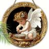 1pc Charming Angel Washing Hands House Wooden Hanging Sign Christmas Decor Christmas Wall Art Decoration Christmas Door Decor Garden Courtyard Party