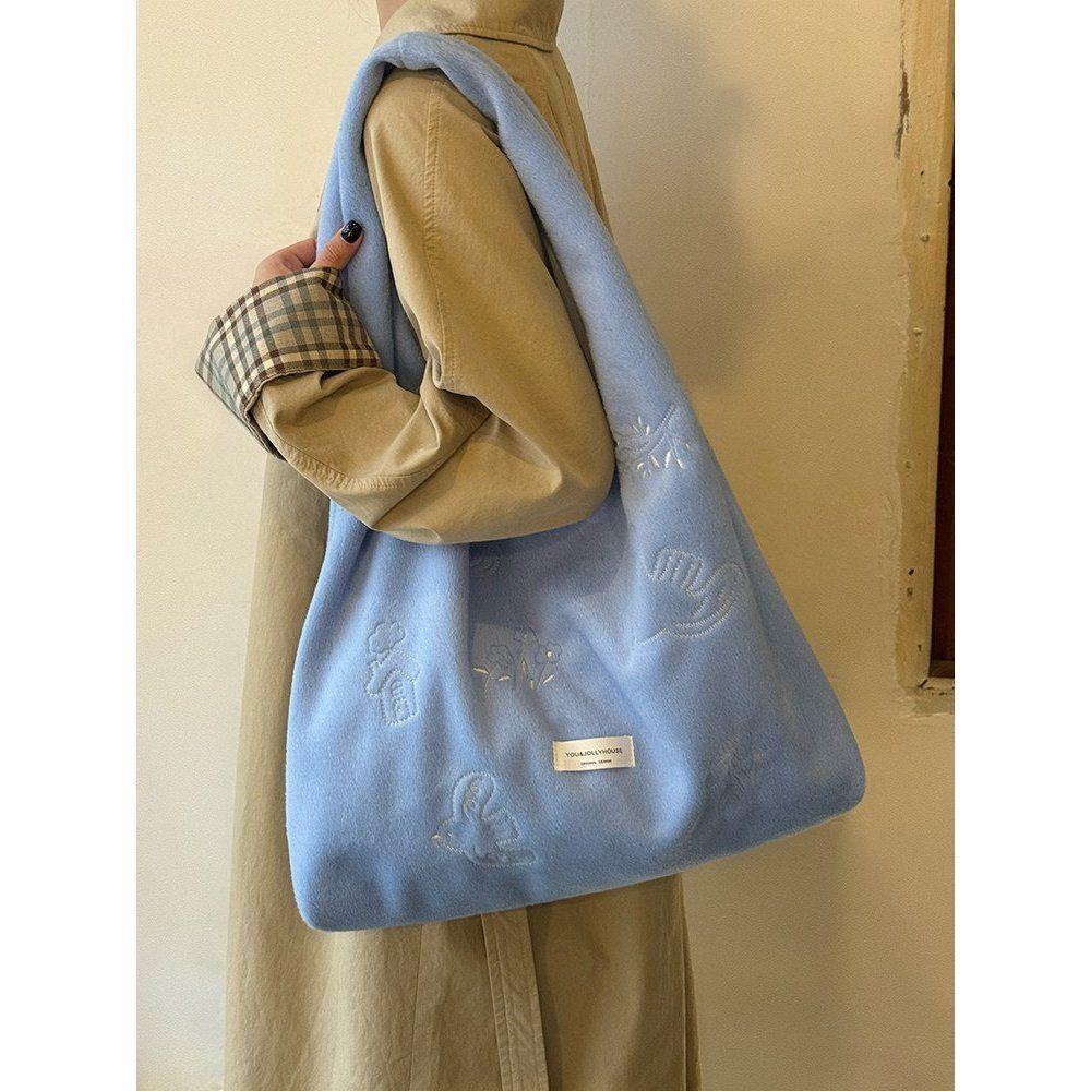 Tote Bag with Large Capacity, Suitable for Commuting, Versatile Single-shoulder Underarm Bag