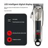 New Retro Electric Hair Clipper Electric Hair Clipper Hair Salon Home LED Digital Display USB Charging Hair Clipper