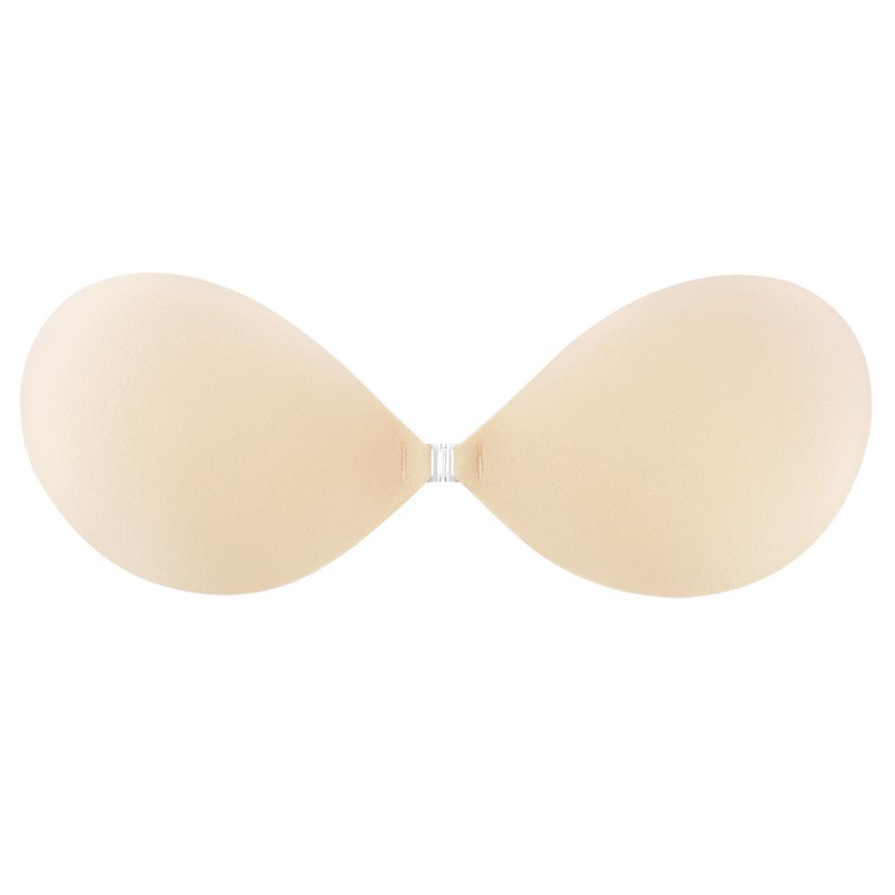 

Invisible Silicone Adhesive Bra with Nipple Covers - Strapless, Enhancing Underwear D