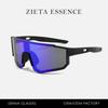 Outdoor Riding Half-Frame One-Piece Colorful Sunglasses Windproof Neutral Punk Mountaineering Sunglasses For Men And Women