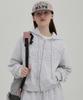 WAIKEI Logo Embroidered Sweatpants Melange White