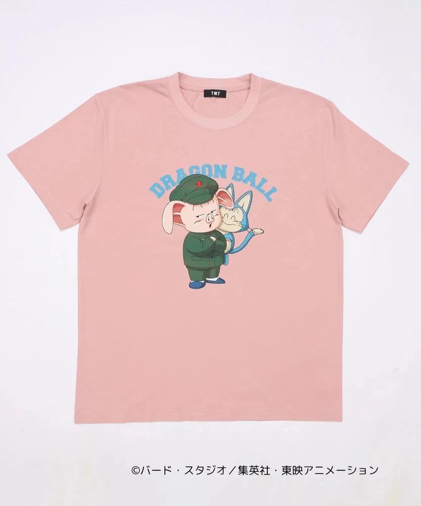 Tmt Dragon Ball Cotton TShirt Oolong Puar Pink Japan Original New M