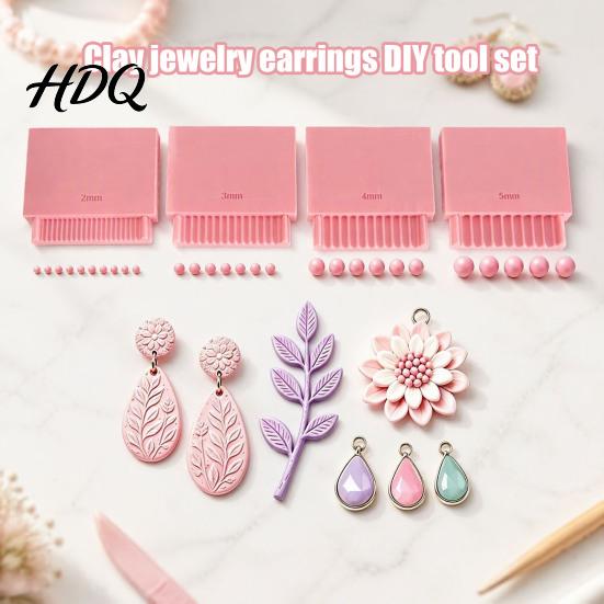 Polymer Clay Roller 4Pcs/Set Gel Ball Maker Tools Bead Rollers 2mm 3mm 4mm Crafting