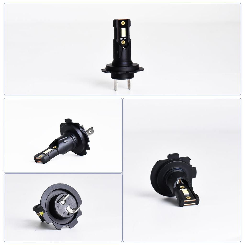 Big Power Canbus H7 H18 LED Headlight Bulbs 25000LM Plug and Play 1:1 Replace for Car Lights 6000K