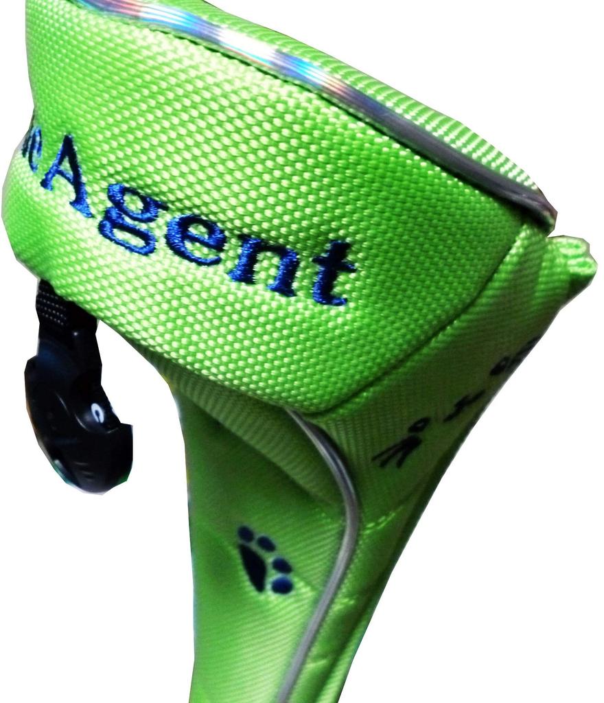Golf Head Cover Fairway Paw Print Magnetic (Green, Fairway)