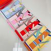 90CM Manual Hand Rolled Twill Silk Scarf Women Square Scarves Luxury Wheel Foulard Wrap Bandana Hijab for Girl Friends