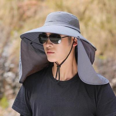 Big Brim Men Sun Hat Cloth Summer Bucket Hat Simple Women Visor Cap  Outdoor