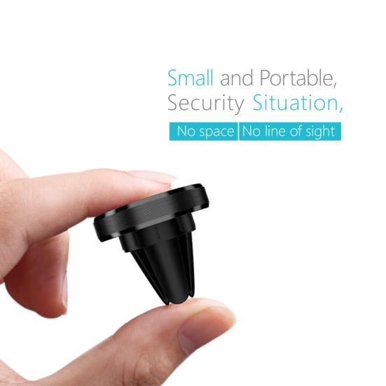 Universal Round Magnetic Phone Holder Air Car Mobile Vent Mount Stand Bracket