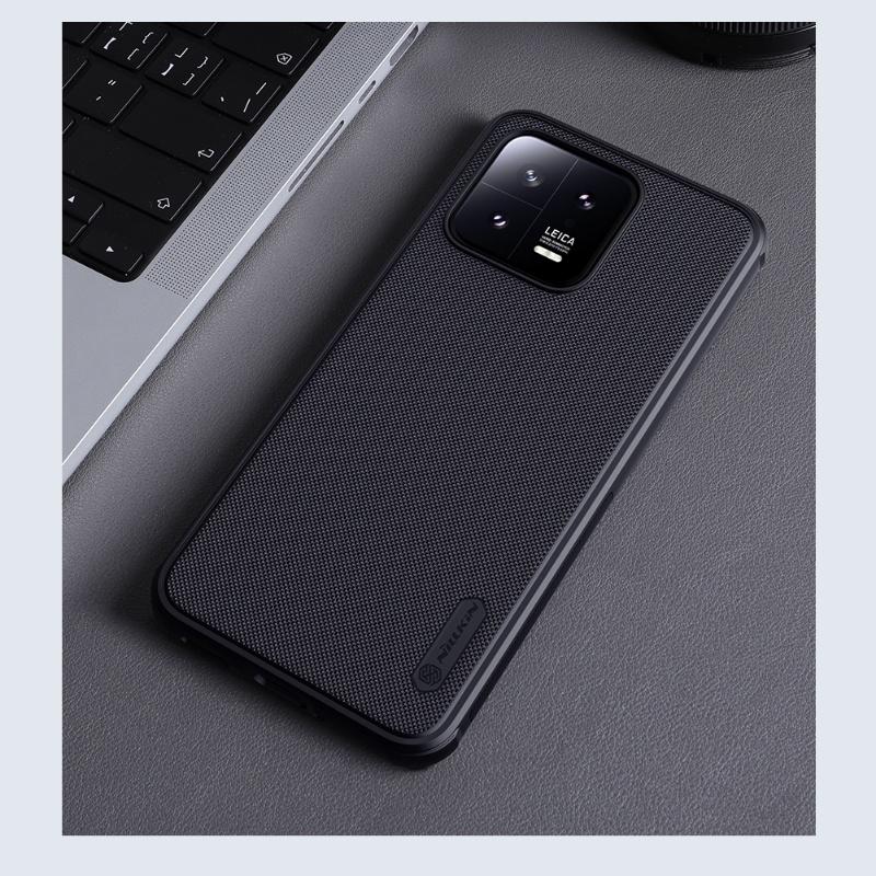 NILLKIN Magnetický Super Frosted Shield Pro Kryt Xiaomi Mi 13 Kryt Ultra Tenký Matný TPU + PC Odolný proti Otiskům Prstů Nárazuvzdorný Zadní Kryt
