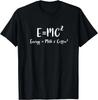 EMC2 Funny Science Coffee Energy Milk Coffee Gift TShirt Printed Graphic T Shirts Graphic T Shirts Camisas Streetwear