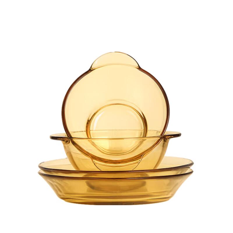 Corning Crystal Radiant 4-Piece Glass Dinnerware Set