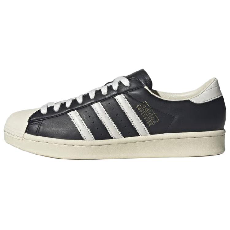 

Adidas Superstar Vintage Black Cream White Men Sneakers Core-Black Core-White JQ3255 41⅓