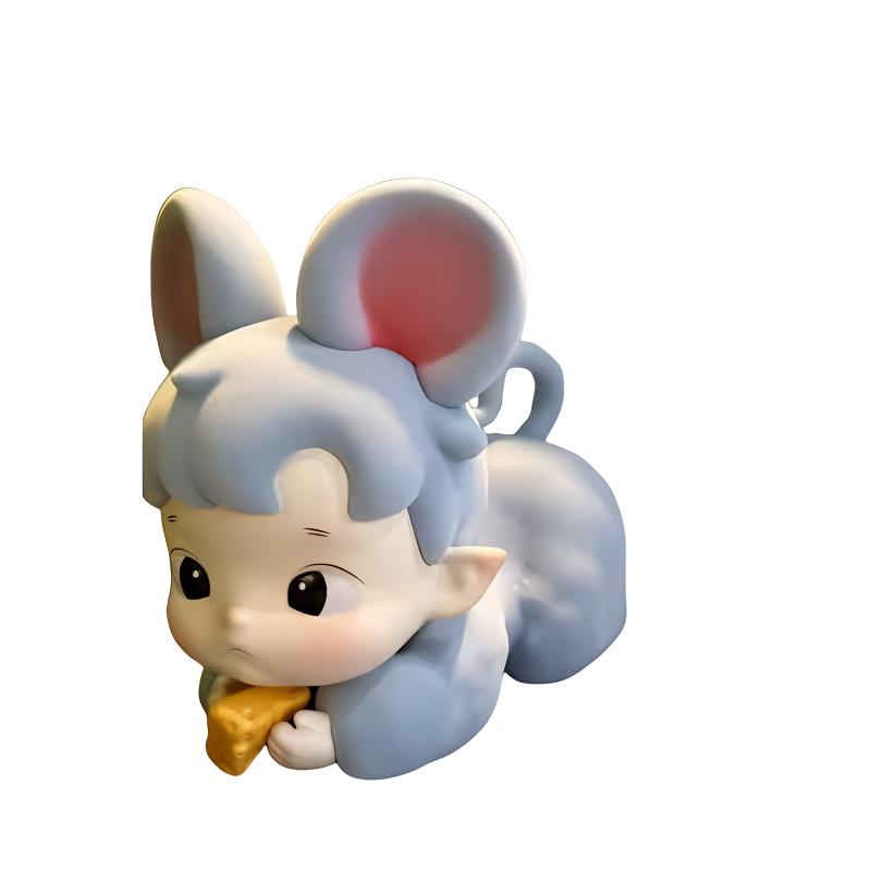 New POP MART Hacipupu Little Mouse Trendy Figures 10cm PPMT-2406-0110