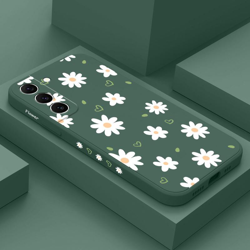 Beautiful Daisy Phone Case For Samsung Galaxy A17 A57 A37 A07 A56 A36 A26 A16 A06 Silicone Cover