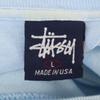 Stussy 90s Made In USA Old Long Sleeve T-shirt L Light Blue Ron T Men's Used