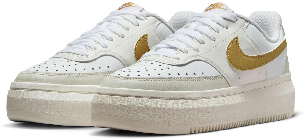 Кроссовки Nike Court Vision Alta Women белый/металлическое золото/светлая кость/парус
