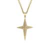 Niche Fashion Freshwater Cross Necklace Chain High-End Temperament Light Luxury Stars Simple Premium Durable Quality
