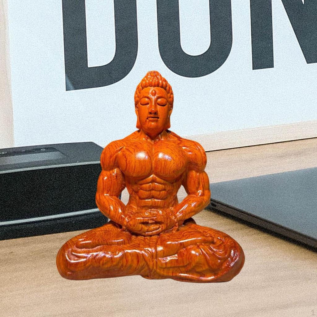 Buddha Figure Mini Statue Handmade Chinese Decorative Ornament Creative Sculpture Made
