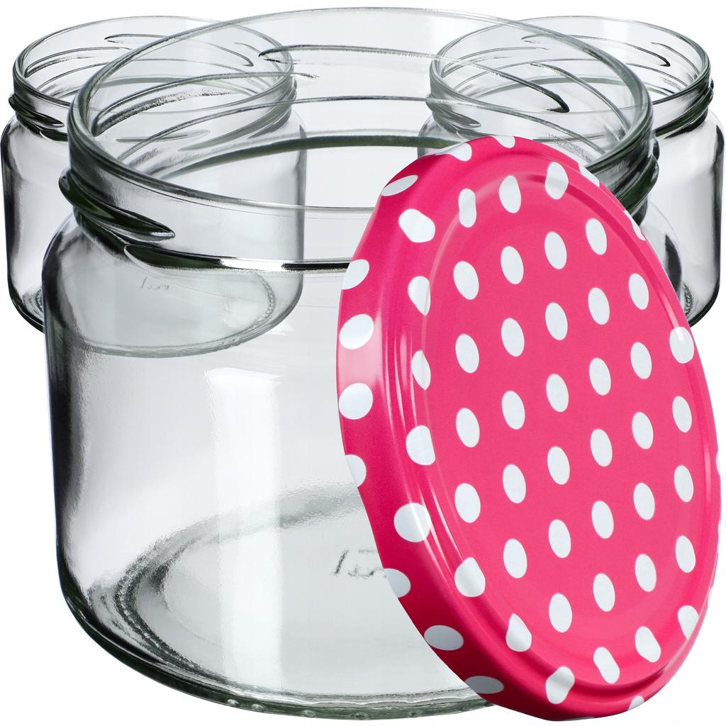 KADAX Sonka 330ml Preserve Jars 10pcs 82mm + Lids