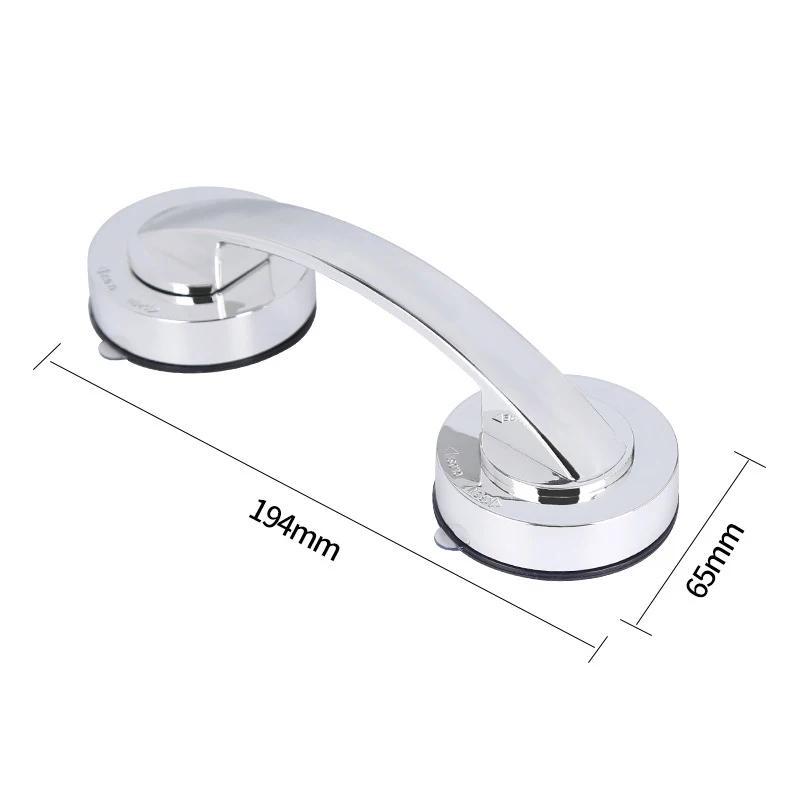 Hot 1/2Pcs Safety Helping Handle Anti Slip Support Toilet Bathroom Safe Grab Bar Handle Vacuum Sucker Suction Cup Handrail