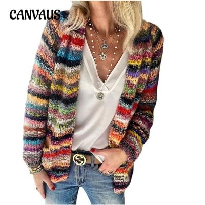 Doamnelor Pulover de primăvară Cardigan tricotat Jachetă subțire Palton liber