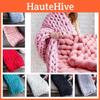 Wish Cozy Handwoven Thick Yarn Blanket For Adults Stylish Sofa Cover Soft And Plush