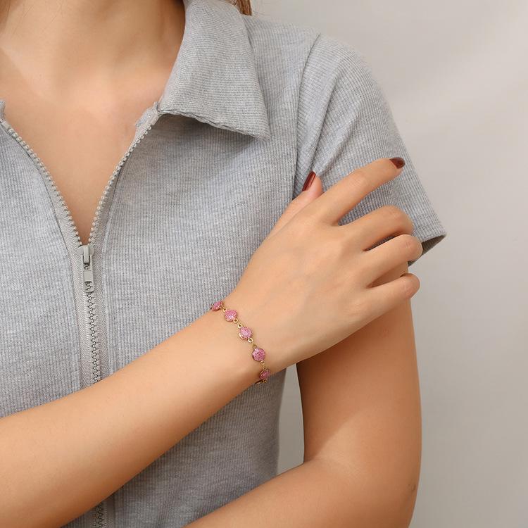 Vielseitiges 18k vergoldetes Edelstahlarmband: Trendige europäische & amerikanische Mode