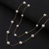 Fashion Women Multilayer Pendant Pearl Necklace Jewelry Sweater Chain