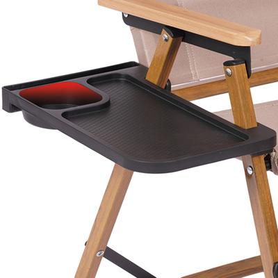 Folding Reclining Clip On Side Desk Portable Folding Relaxing Chair Drink Holder Multipurpose PP for Camping Patio Chair
