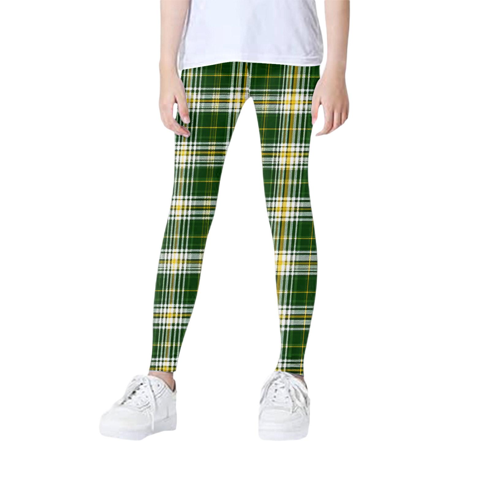 

Girls Slim Fit Leggings - Color Base Layer Pants 120