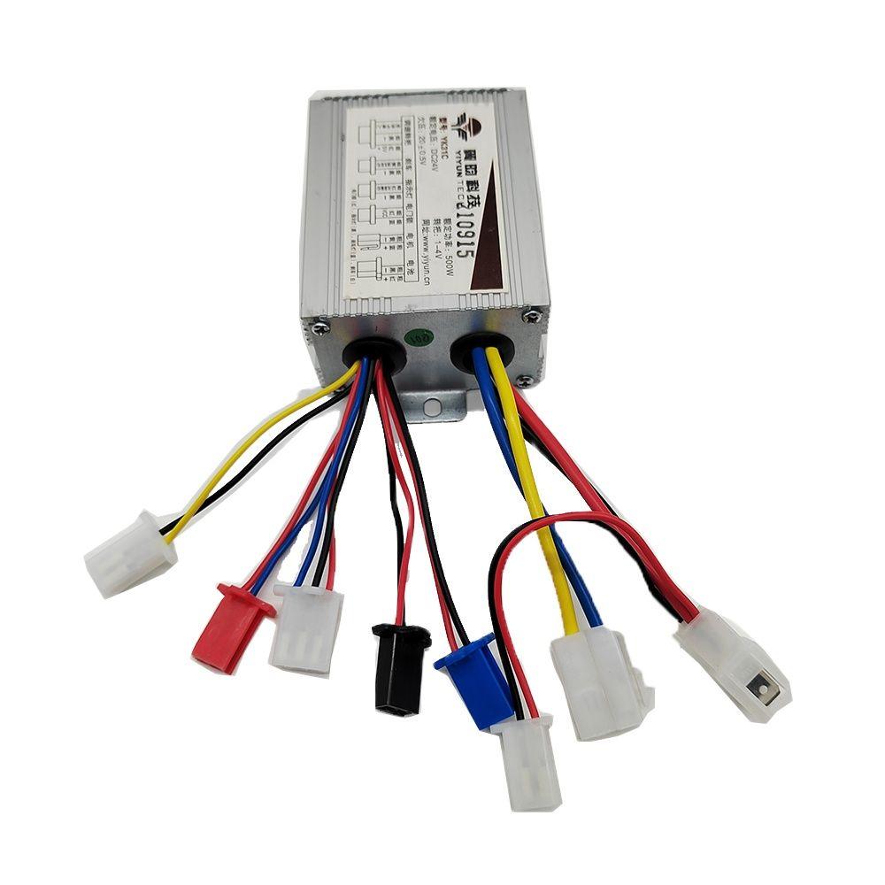 Electric Bike Bicycle Scooter Accessories Motor Brushed Controller & Throttle Twist Grip 24V 36V 48V 250W 350W 500W