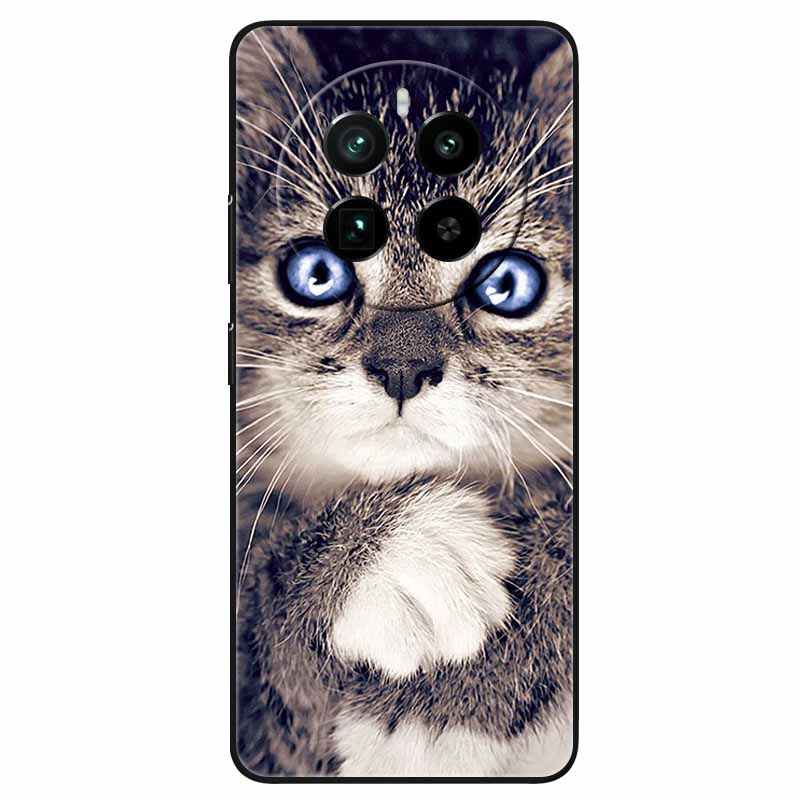 For Realme 12 4G Case Black Silicone Lovely Cute Soft TPU Phone Cases On Realme12 4G Protect Bumper Cover Shell Coques 6.67''