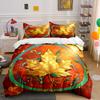 Autumn Leaves Decorative Set Soft Comfortable Duvet Cover Bedding Set Included 1*Duvet Cover & 2*Pillowcases, Gift