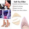 JUTOSU Heel Pads, Toe Cushions, Adjustable Heel Pads, Easy Toe Cushion, Toe Protection, Shoe Care, Sponge, Memory Foam, Toe Gap Filler, Size Adjustmen