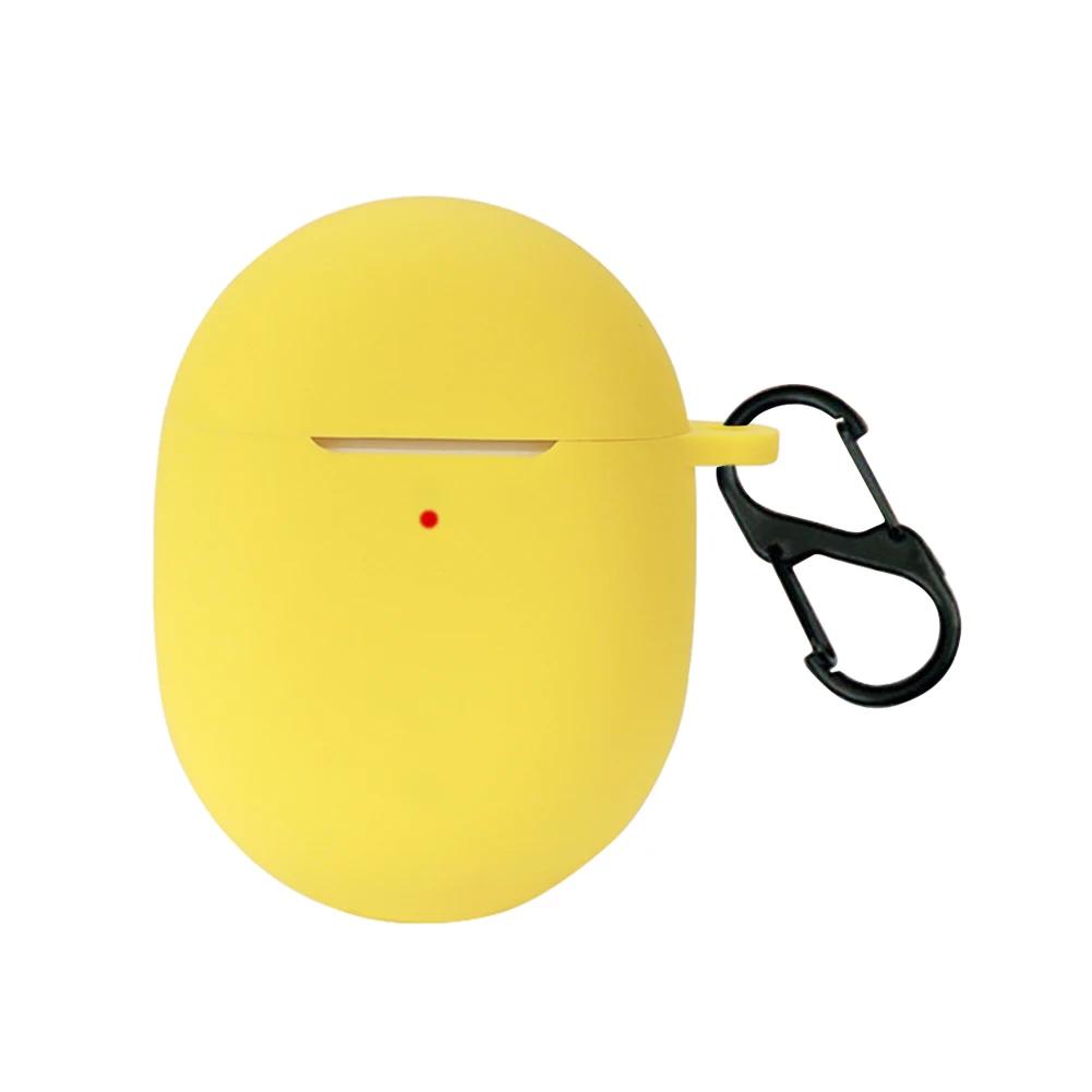 

Soft Silicone Headphone Holder Case with Hook Washable Earphone Holder Cover Shockproof Dustproof for Google Pixel Buds A-Series жовтий