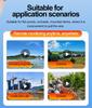 4G Solar-Powered Outdoor Wireless Camera, Ultra HD 6MP with Triple Lens