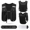 1pc Biking Running Storage Vest Lightweight Running Vest Reflective Phone Water Bottle Storage Pocket Mesh Breathable Sport Vest