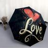 1pc Love Heart Automatic Open/Close Umbrella Compact Folding Umbrella, All-Season Portable Umbrella for Women/Men260